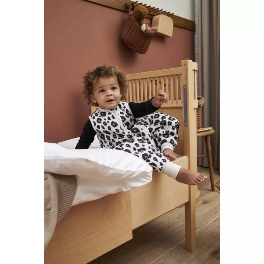 MEYCO Winterschlafsack Jumper Leopard Sand Melange