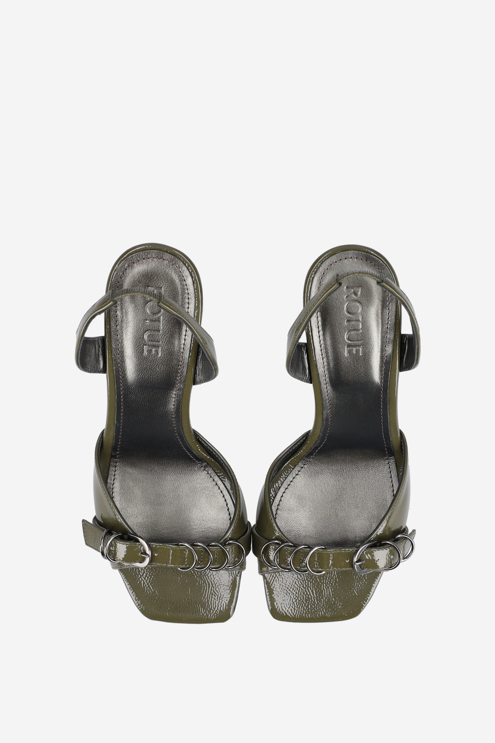 Twenties patent leather sandals