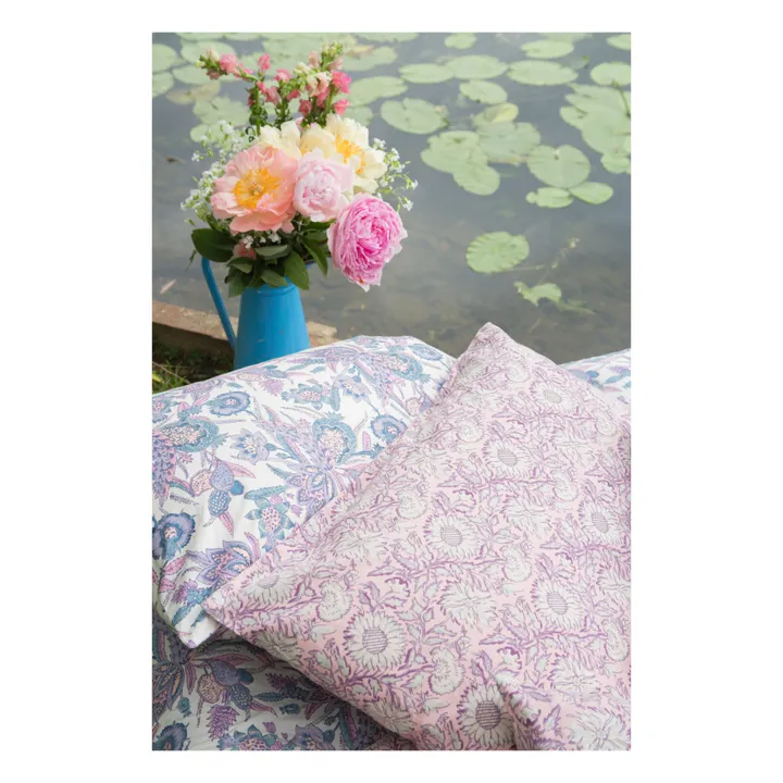 Louise Misha Taie d'oreiller Valerie en coton bio | Rose