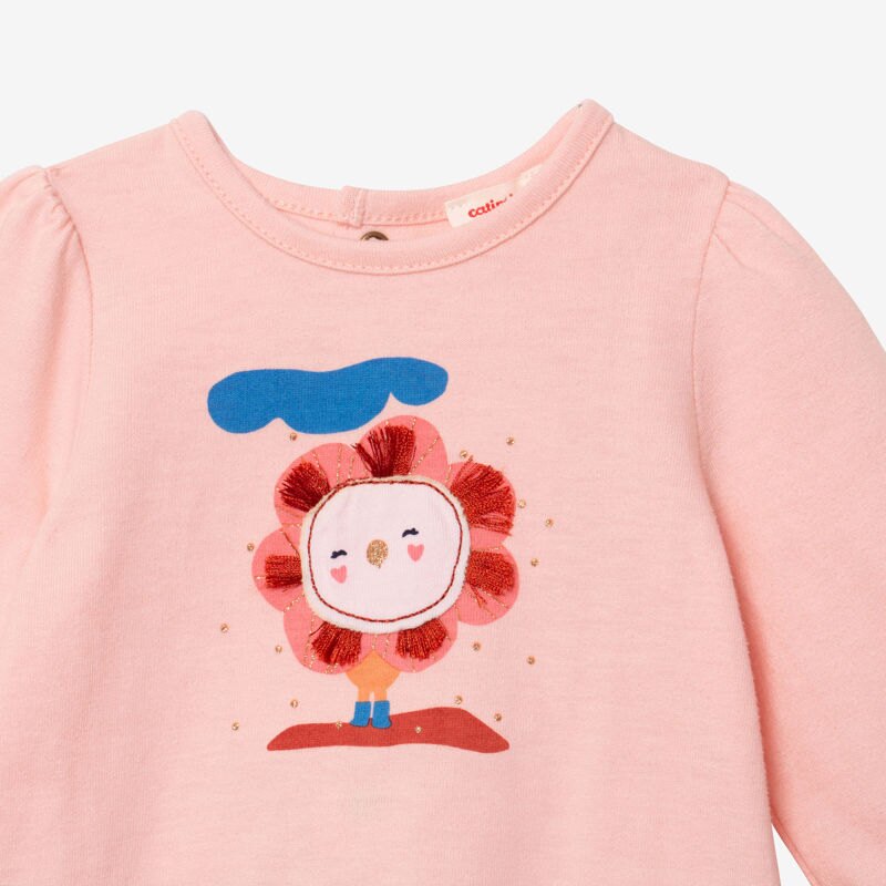 Tee-shirt bébé fille fleur Catimini Aucune nuance