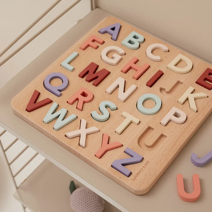Kids Concept - ABC-Puzzle, multicolor