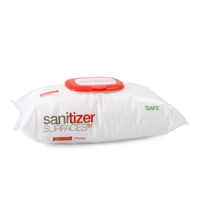 Saniswiss Sanitizer Surfaces S1<br>100 Stück, Wipes