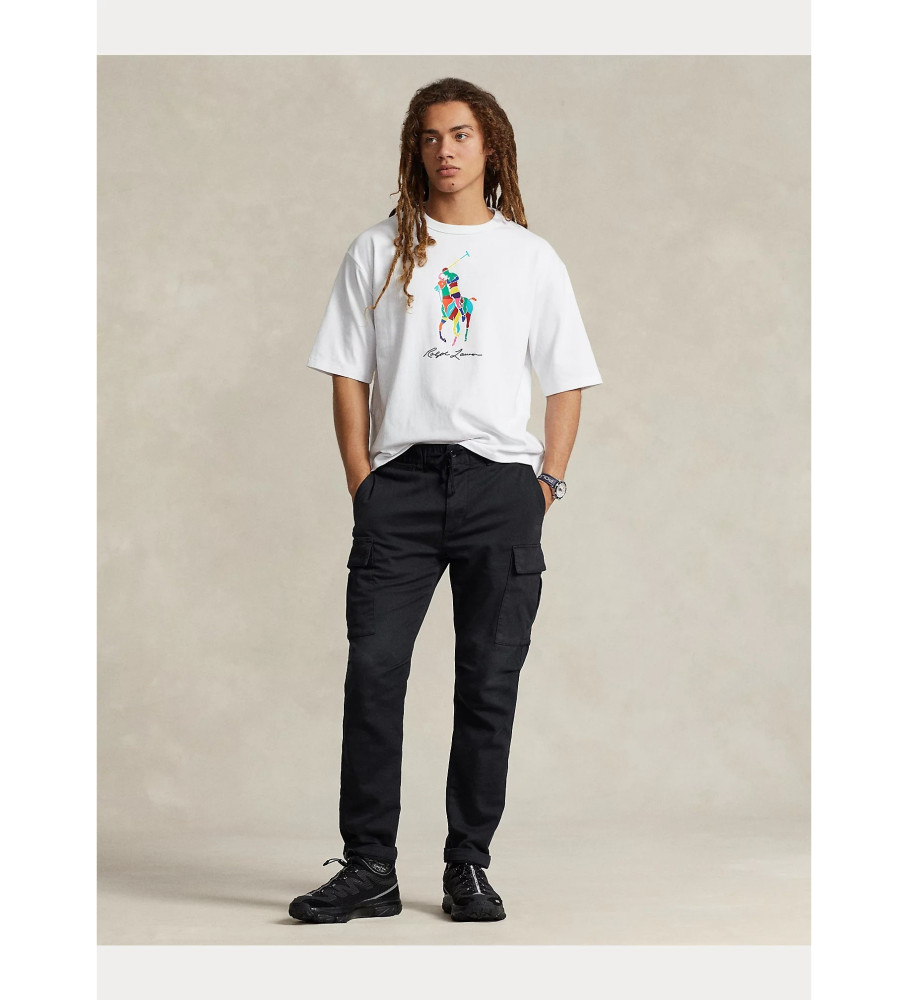 Camiseta Ralph Lauren Big Pony Relaxed Fit em algodão, branca