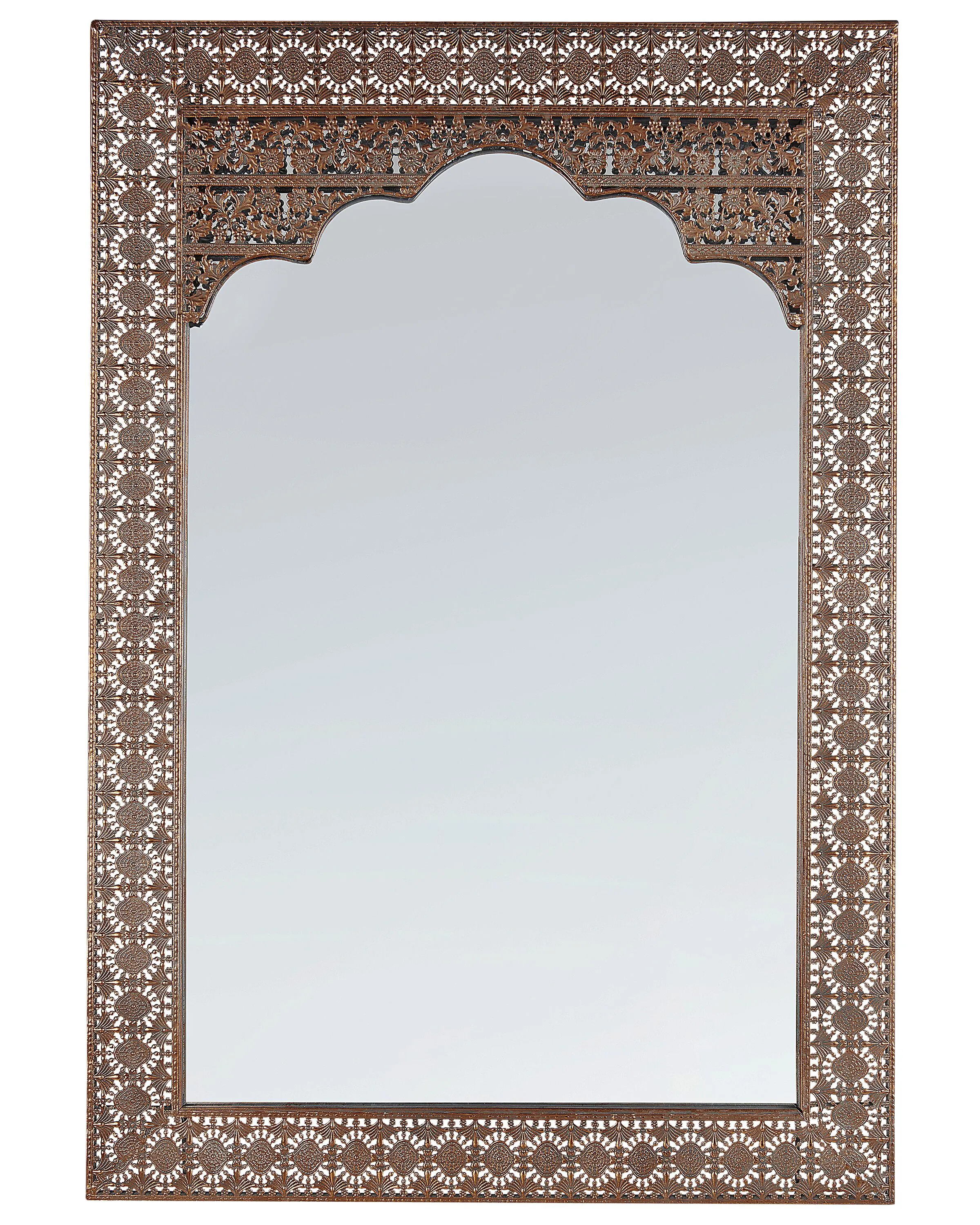 Wandspiegel PALI 60 cm 90 cm Metaal Koper