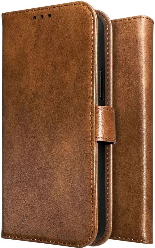 Rosso Element Samsung Galaxy A15 Hoesje Book Case Wallet Bruin