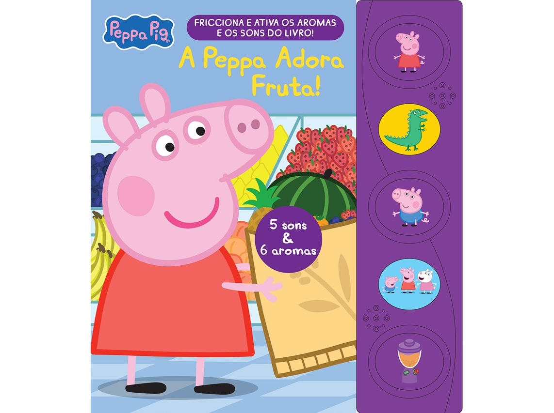 LIVRO PEPPA PIG - A PEPPA ADORA FRUTA