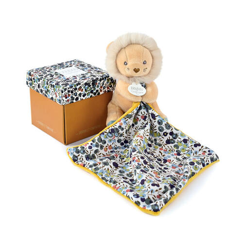 LION Pantin avec doudou BOHAIME - DOUDOU ET COMPAGNIE