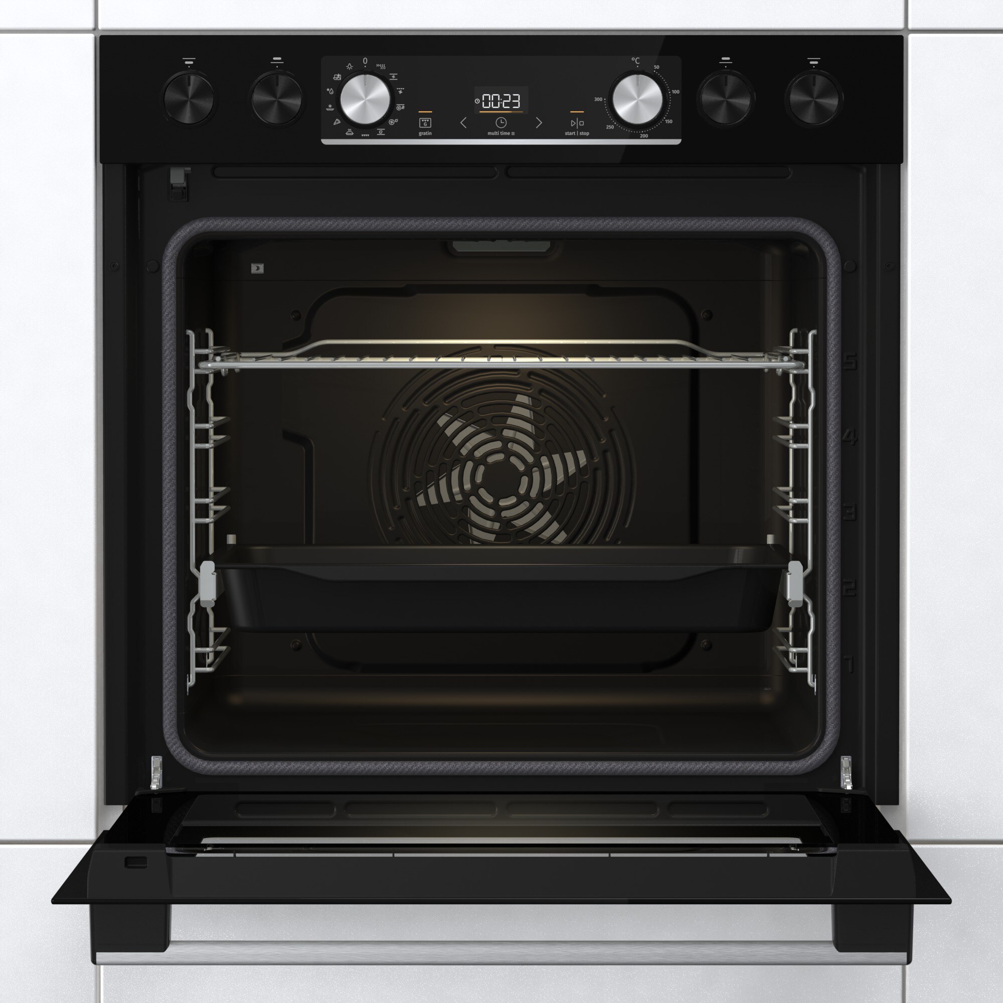 gorenje Backofen-Set Black Set 4 Pyrolyse