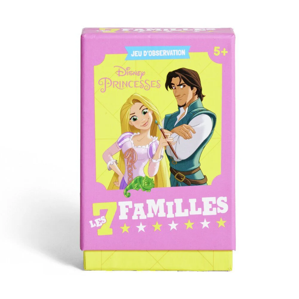 Jeu de cartes 7 familles Disney Princesses