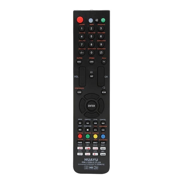 HUAYU RM-L1098+X PLUS TV fjernbetjening Erstatning for LCD LED