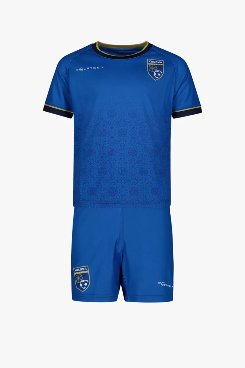 Fourteen Kosovo Home Replica Kinder Fussballset