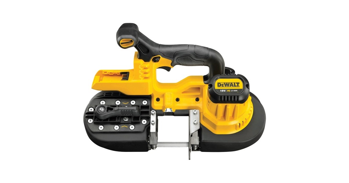DEWALTAccu Bandzaag DCS371N-XJ, 18Volt  (Geel/zwart, Accu en oplader niet inbegrepen)