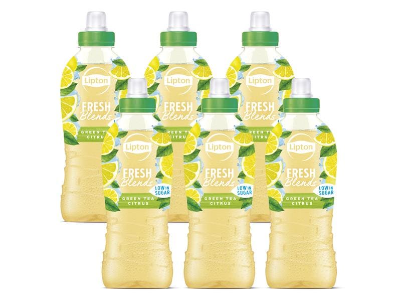 Lipton Ice Tea Fresh Blends Green Tea Citrus 6 Stück x 0.7 Zuckerarmer Eistee mit Grüntee-Extrakt