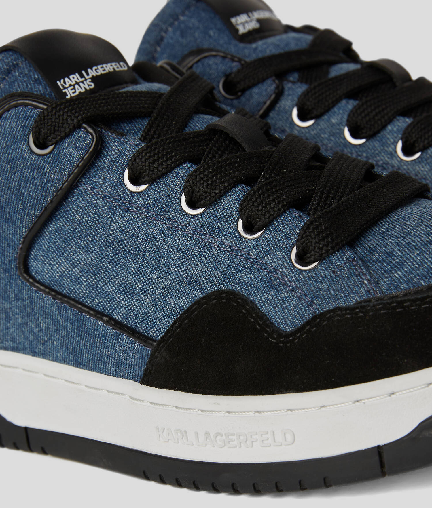 BASKETS EN DENIM KLJ KREW