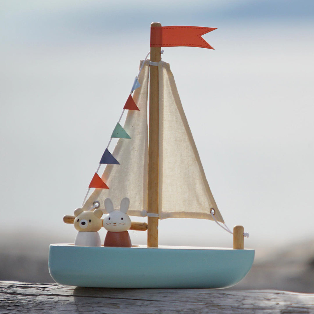 Tender leaf toys zeilboot sailaway