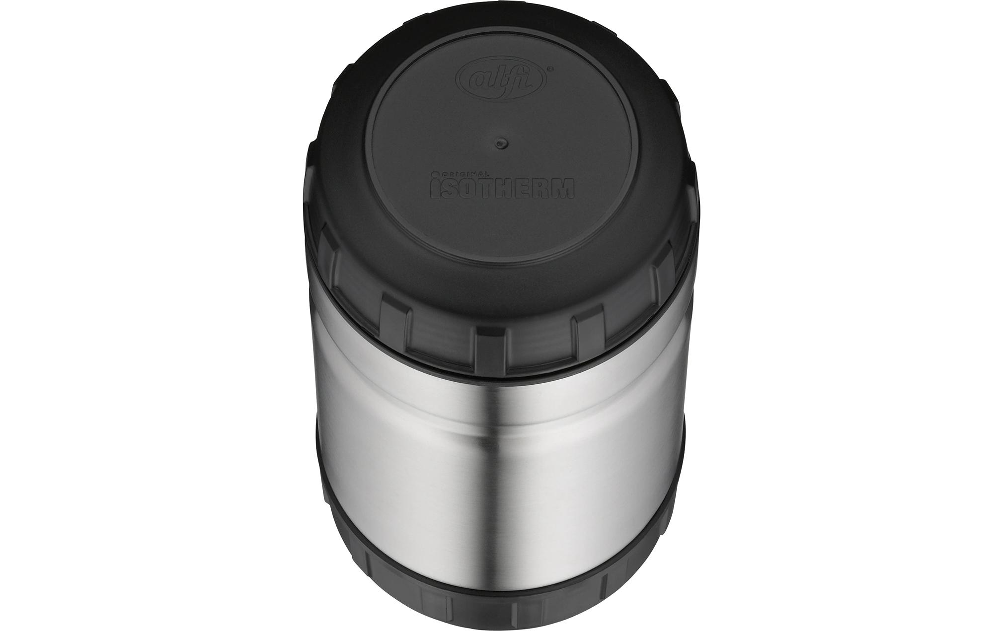Thermo-Foodbehälter 1 l, SchwarzOutdoor-Behälter aus Edelstahl