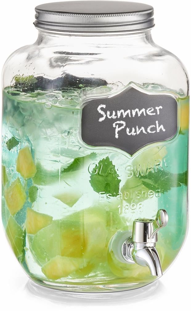 Zeller Present Getränkespender ».« Glas, zum Beschriften,  3,8 Liter