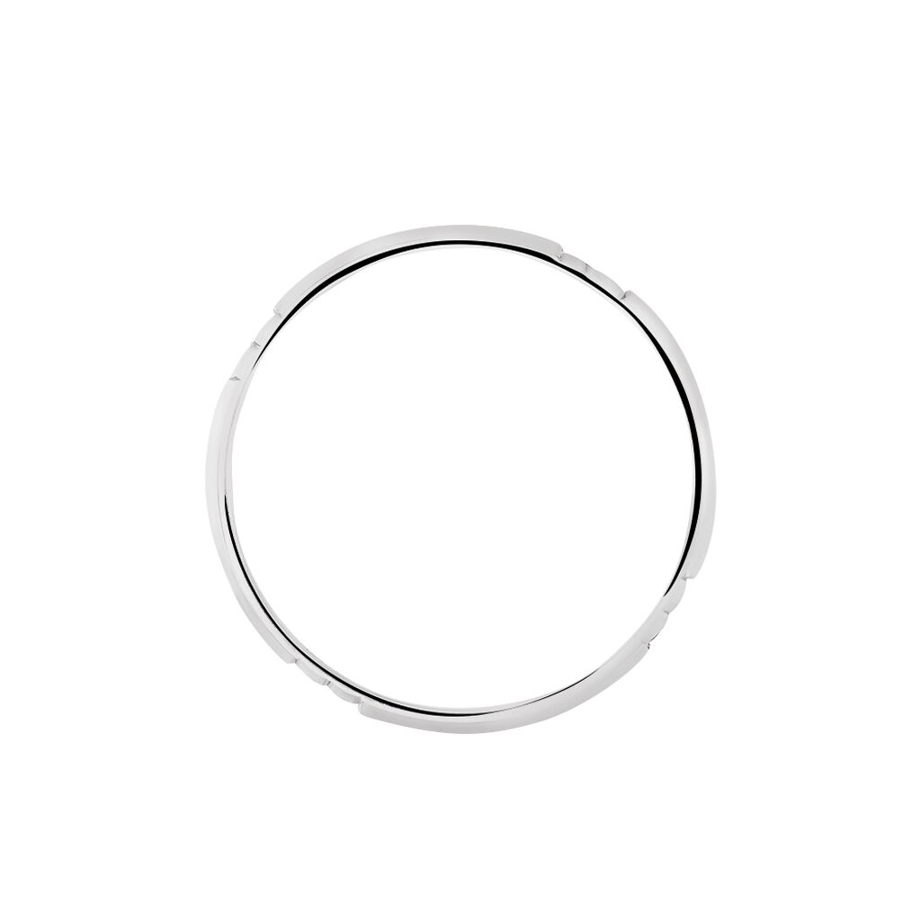 Alliance Hades Texture Ruban Plat Palladium Blanc