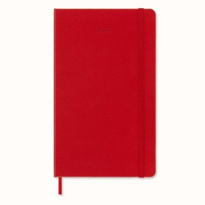 Red Large Wkly Hard 12M Diary 2024 (Diary)