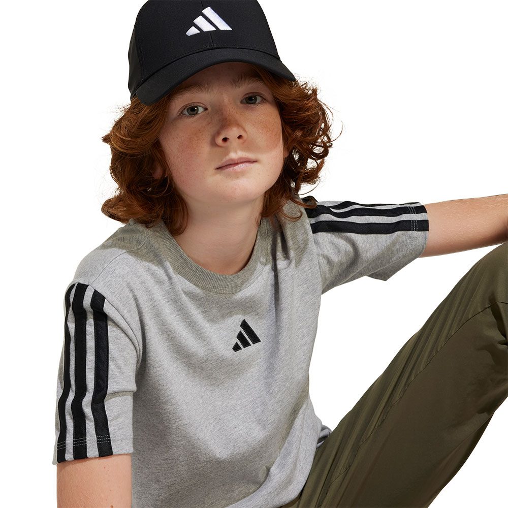 adidas Essentials T-Shirt Kinder medium grey heather
