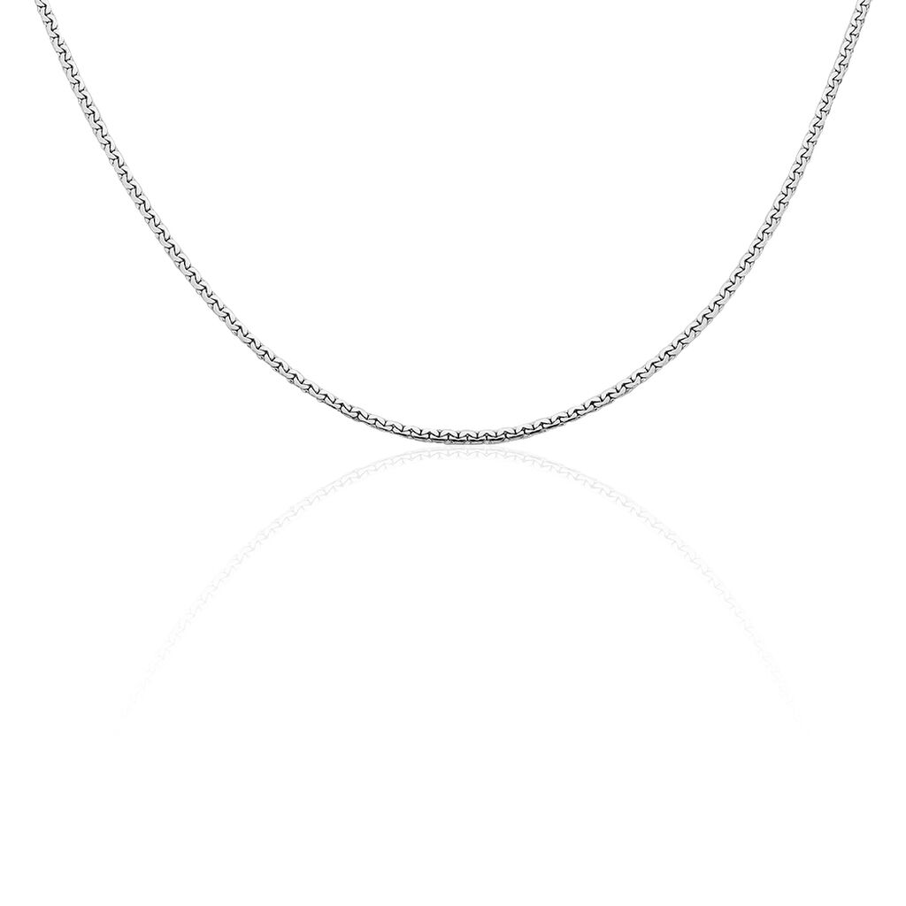 Collier Ivy Maille Haricot Or Blanc