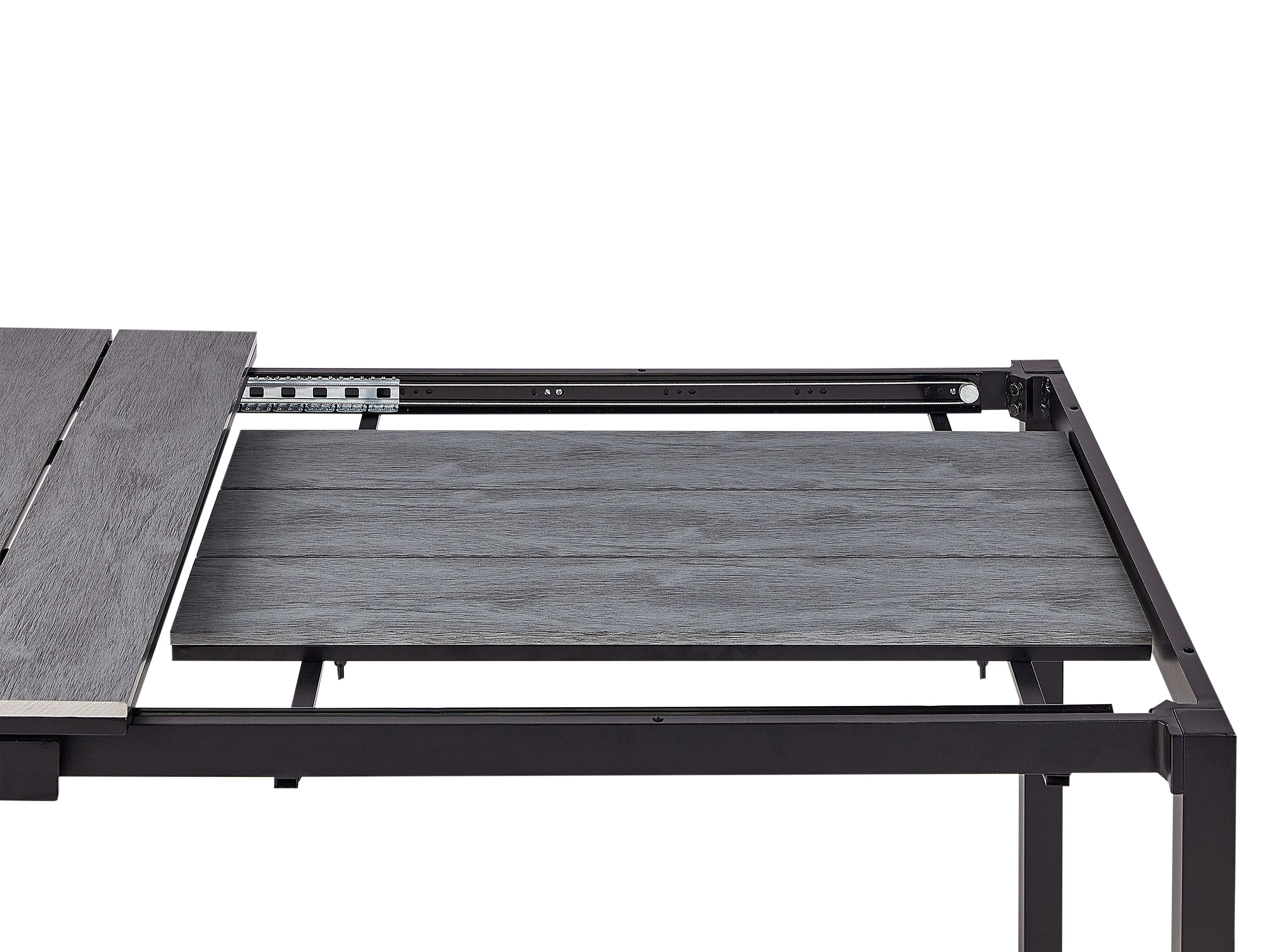 Uitschuifbare tuintafel TOFANE 198/248 cm 90 cm Grijs