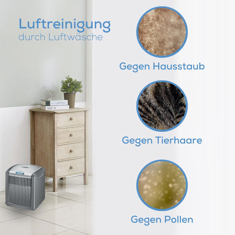 BEURER Kombigerät Luftbefeuchter und -reiniger »LW 230« für 40 qm Räume Inkl. Silber Ionen Pad
