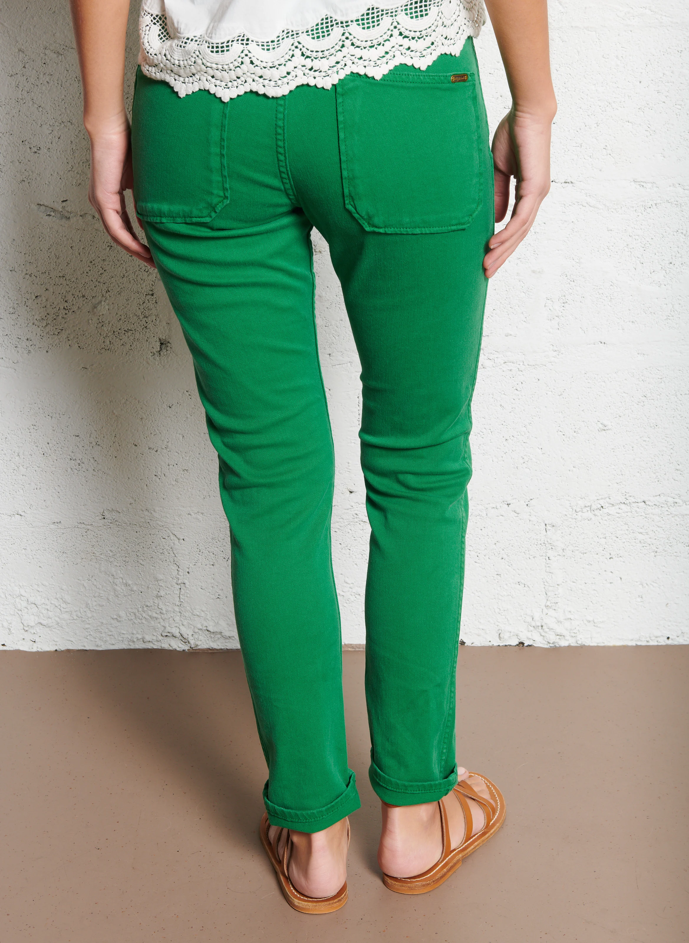 PIERCE - Jean slim en coton mélangé | Multicolore