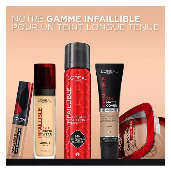 Base líquida L'Oréal Paris Infallible 32H, tom 410, 30ml