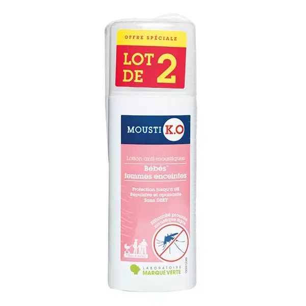 Mousti K.O Lotion anti-moustiques - Zones tropicales & infestées 100ml