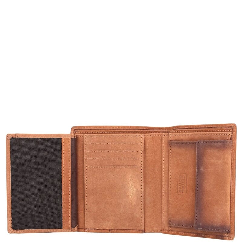 Camel Active Dallas Billfold 8CC RFID-Protection Cognac