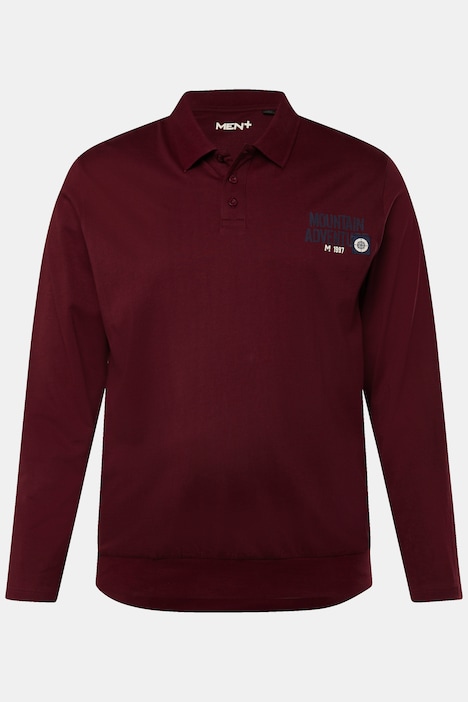 Men+ Poloshirt, Langarm, Bauchfit, bis 8 XL