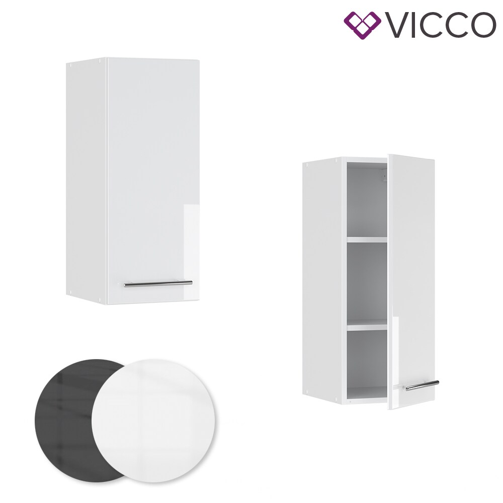 VICCO Hängeschrank 30 cm Weiß Küchenzeile Unterschrank Fame