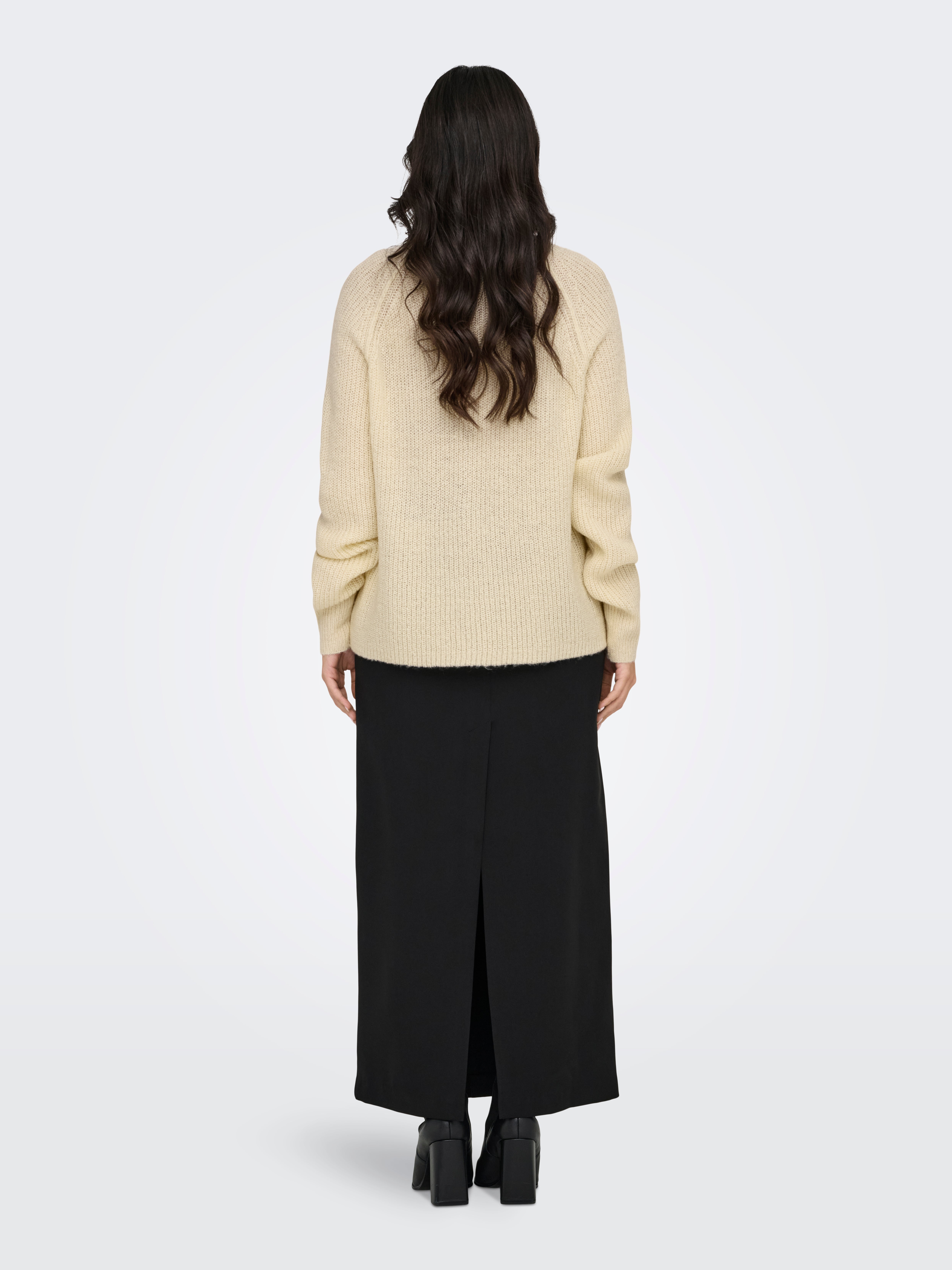 JDYMANDY Strickpullover Eggnog