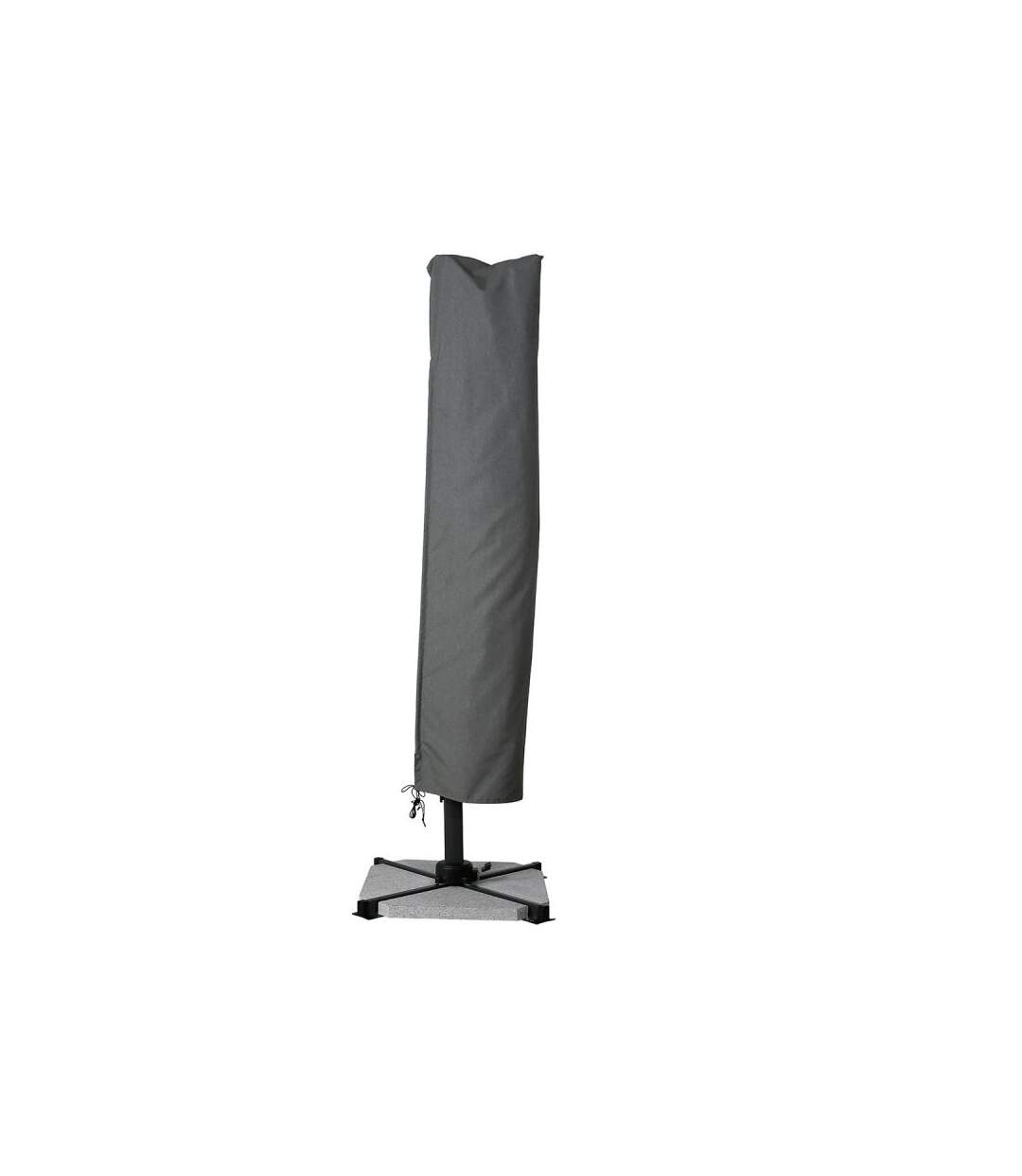 Paris Prix - Parasol Déporté Rotatif grimaud 300cm Gris Foncé