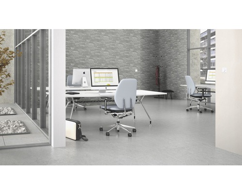 Vliesbehang 475029 Factory 3 steenlook grijs