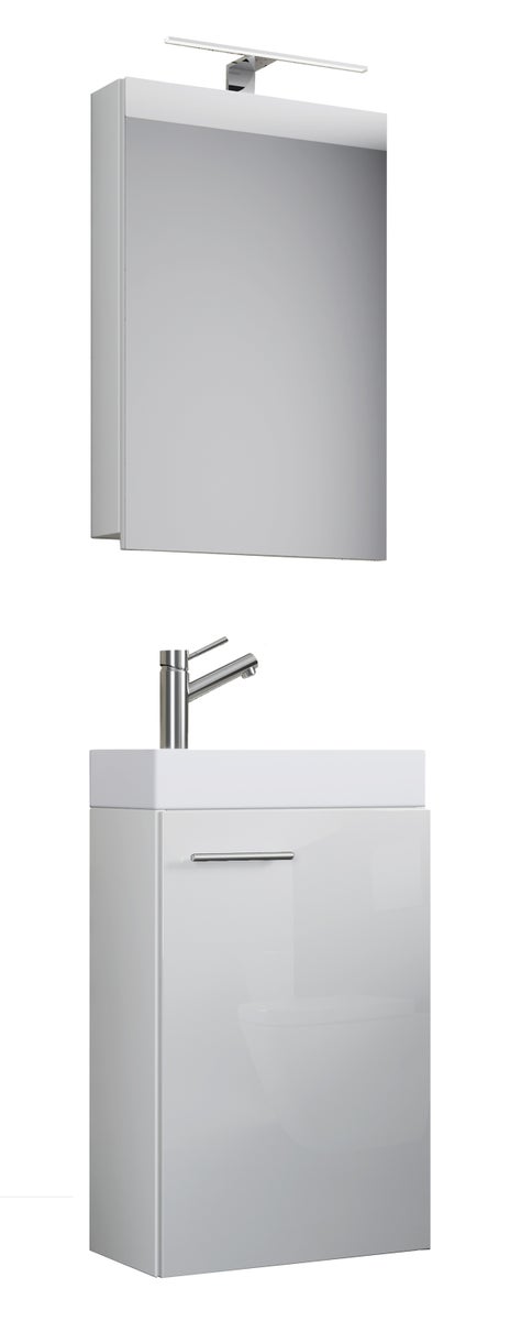 3-delige gastenwastafelset Slito Wit