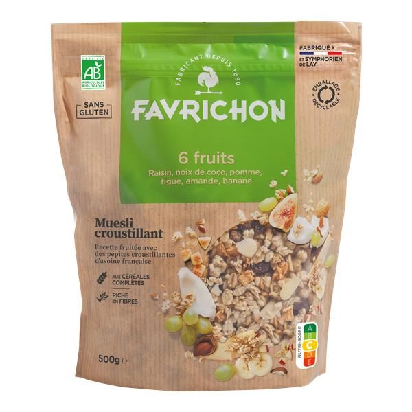 Muesli Cereais Crocantes 6 Frutos Bio Sem Glúten