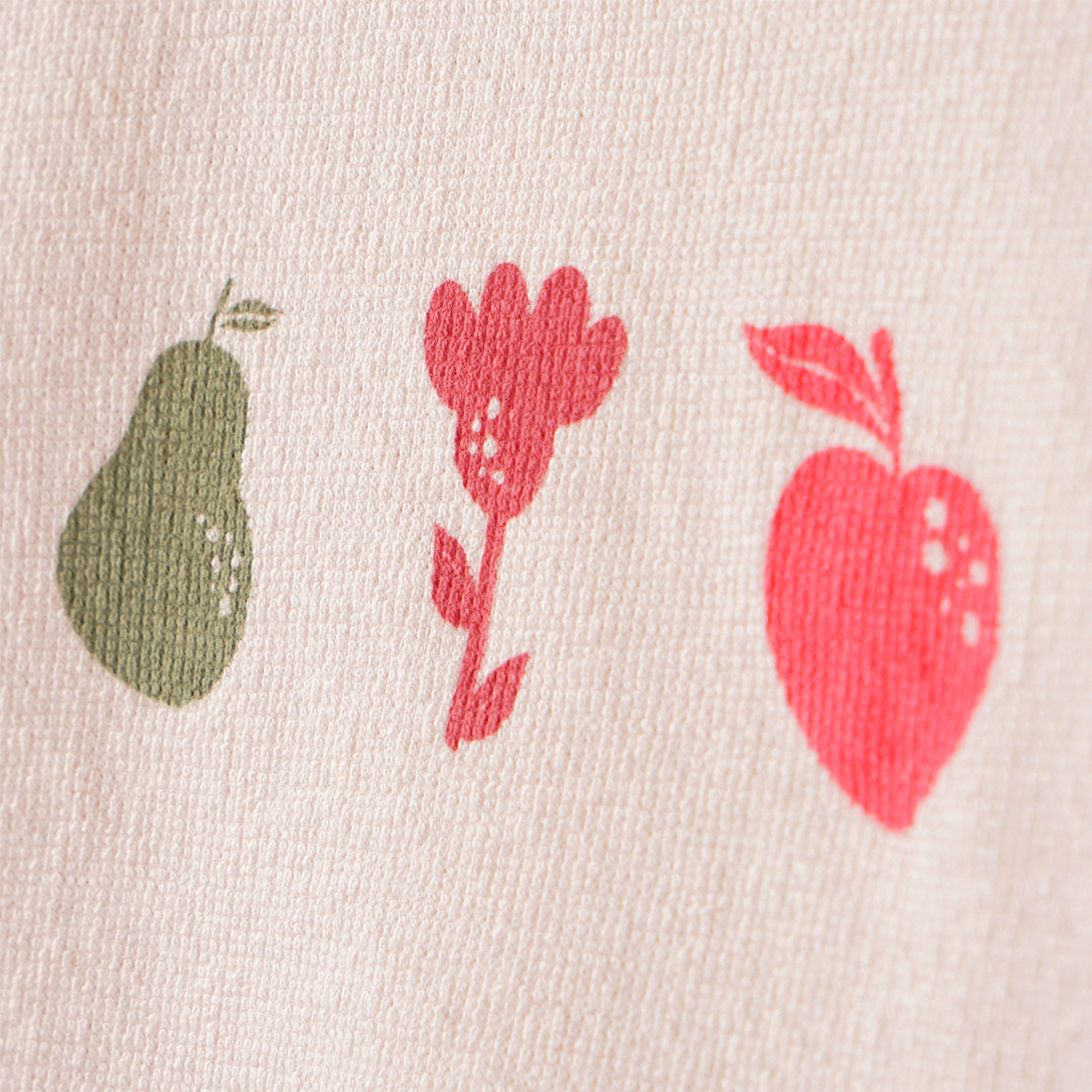 Topomini Baby Langarmshirt mit Obst-Print hellbeige