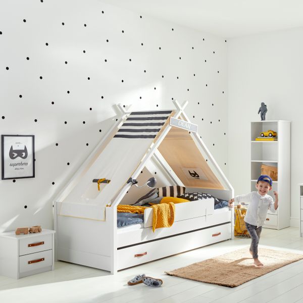 Cool Kids Superhero Tipibed Wit 90 x 200 cm