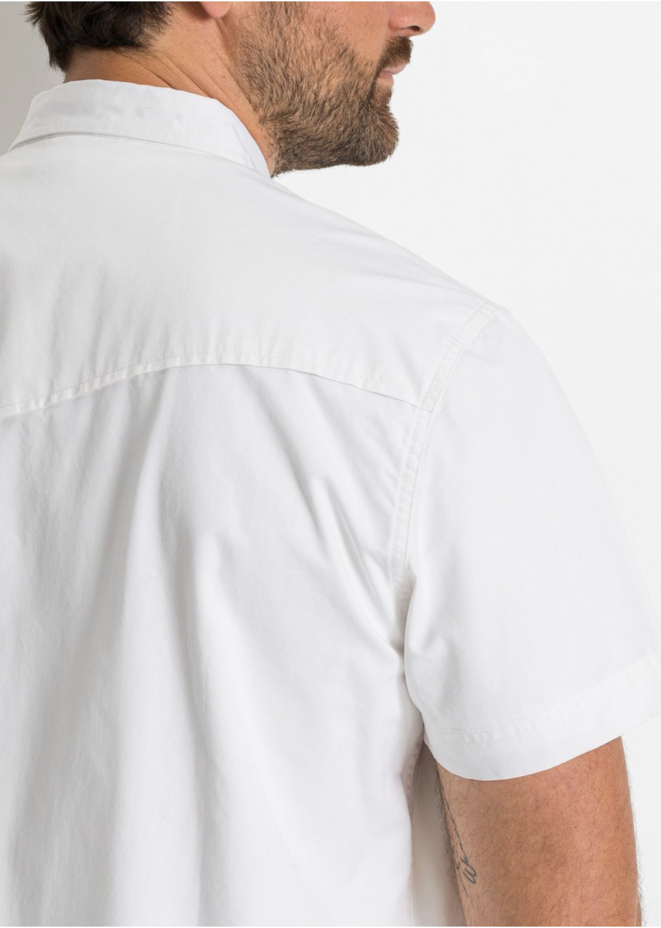 Lot de 2 chemises en jean, Slim Fit, manches courtes