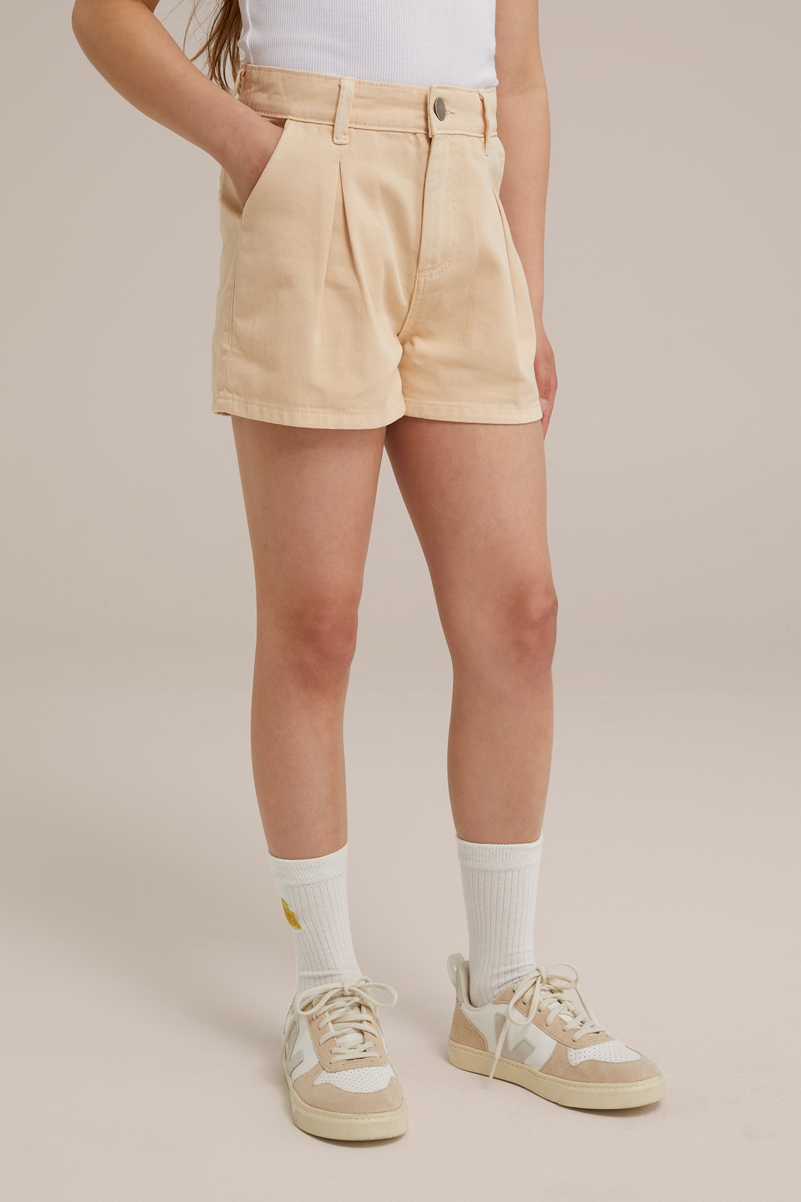 Meisjes short Blue Ridge Beige
