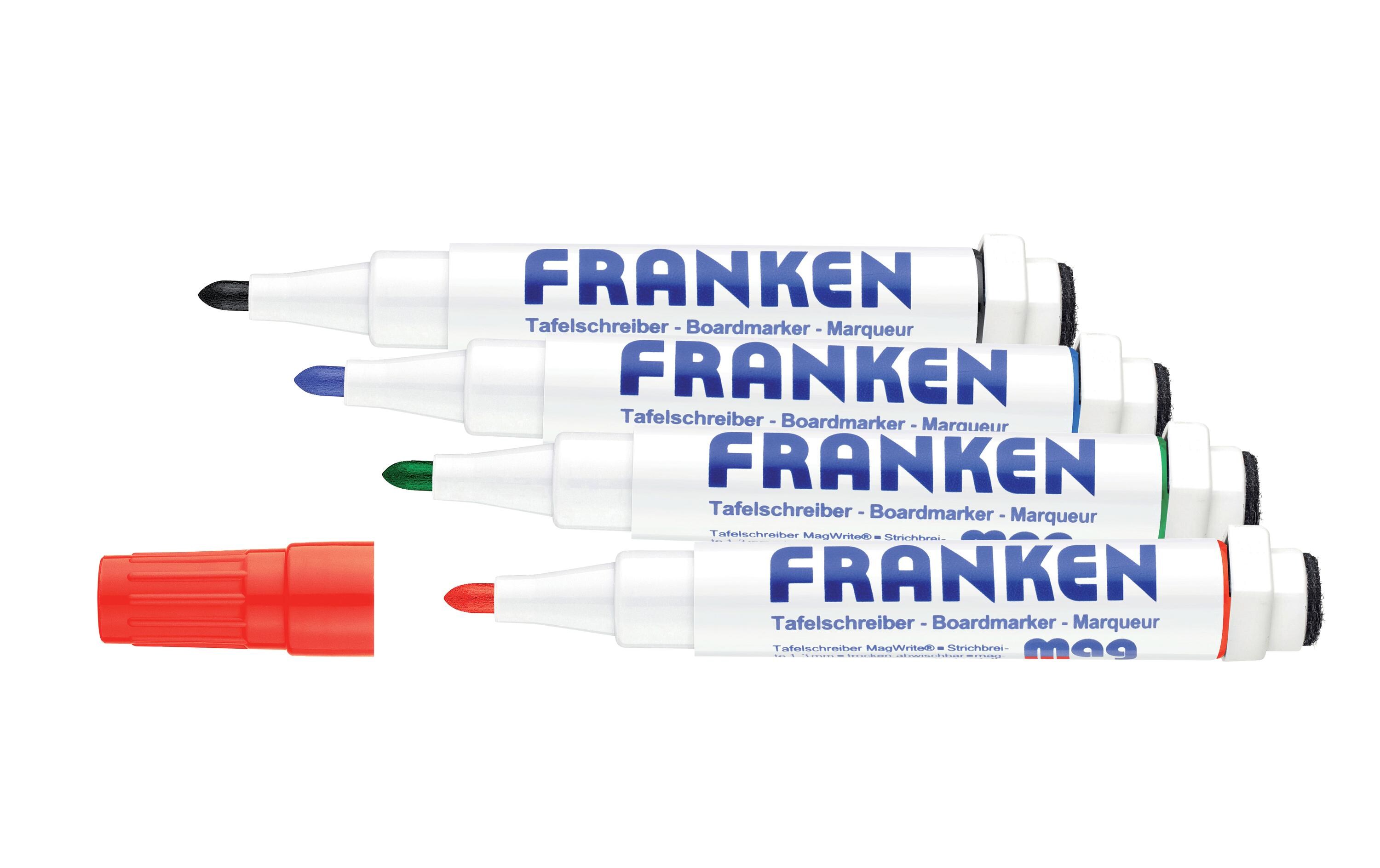 Whiteboard-Marker Mag Write 1- 3 mm, SortiertKombi-Marker mit Pigmenttinte