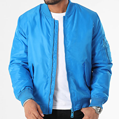 Veste Bomber Bleu Clair