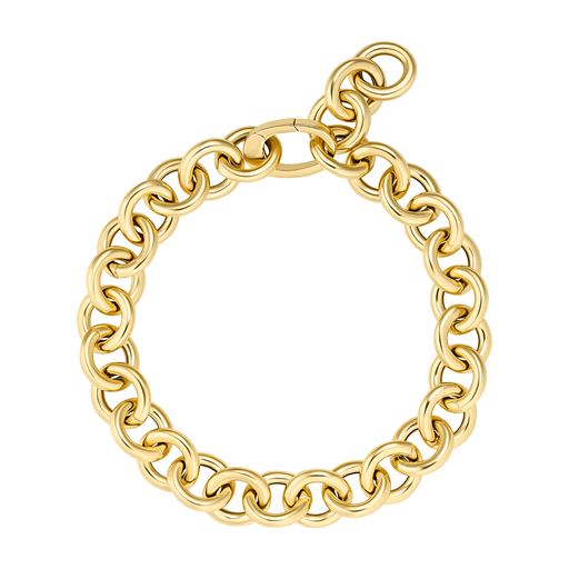 Sif Jakobs Jewellery Chain Carrara Armbånd, Gold Plated, 18 cm