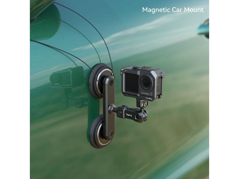 Smallrig Saugnapfhalterung Dual Magnetic Saugnapf-Halterungsset für Action-Kameras