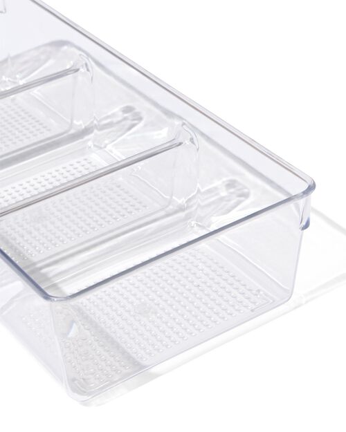 boîte de rangement en plastique à trois compartiments 34 x 15,2 x 7,5