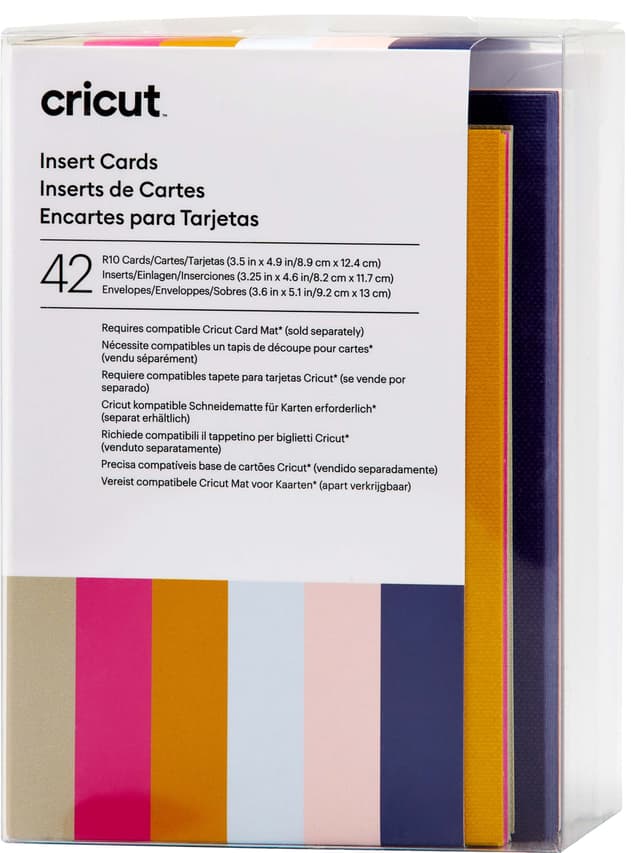 Cricut indsætningskort 42 stk. (Sensei)