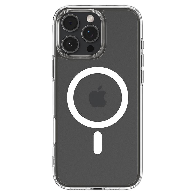 iPhone 16 Pro Max Ultra Hybrid MagSafe Hülle TPU Bumper Acryl Rückseite Air Cushion Fallschutz (ACS08002) - Frost Clear