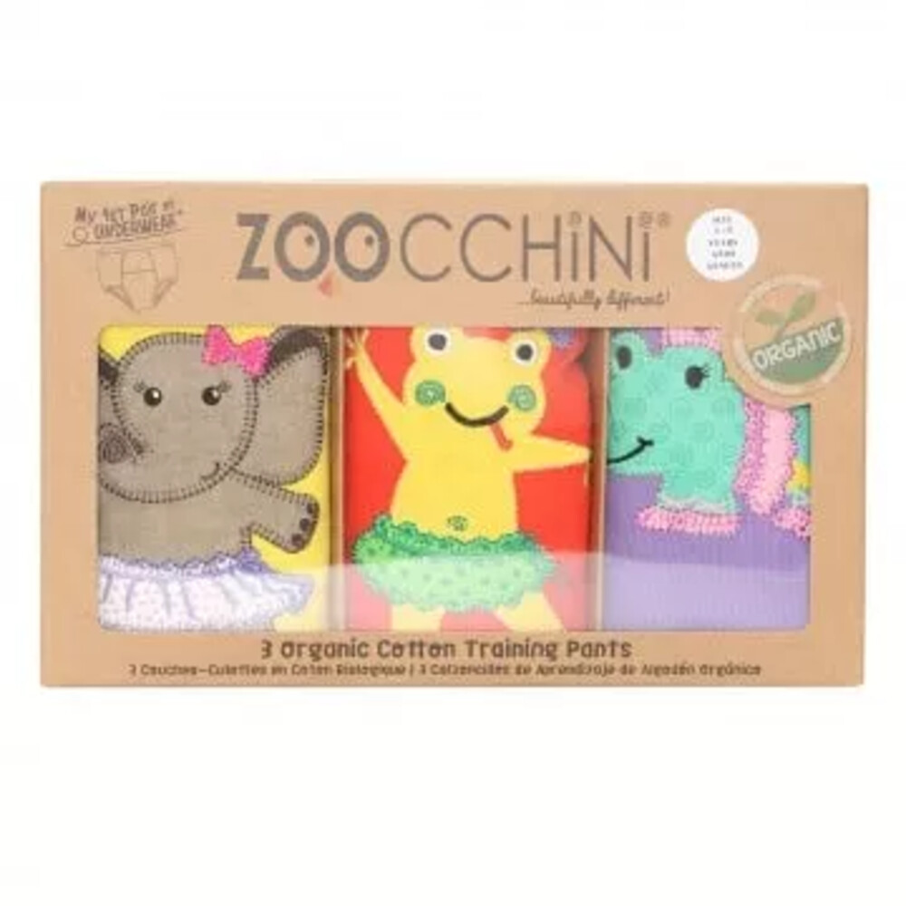 Zoocchini Oefenbroekjes 3-4 jaar Girls Ballerina Gals3 stuks